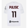 Camiseta AC Milan Christian Pulisic #11 Segunda Equipación Replica 2026-27 mangas cortas